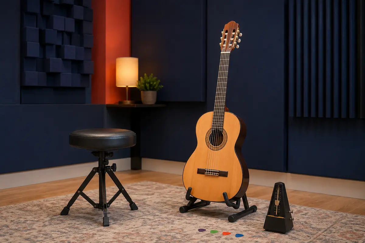 Çocuklar için gitar dersi düzeni